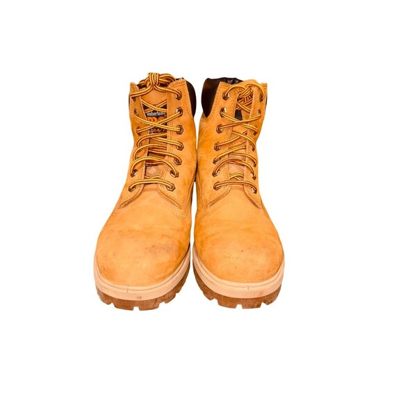 Timberland Pro Soft Toe Waterproof Work Boots Wheat Nubuck Leather Men 7 Utility - Picture 13 of 13